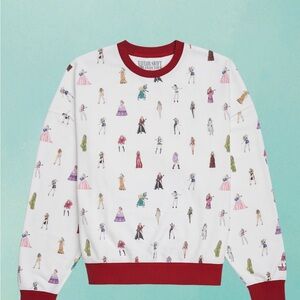 Taylor Swift Multicolor Graphic Women's Sweater